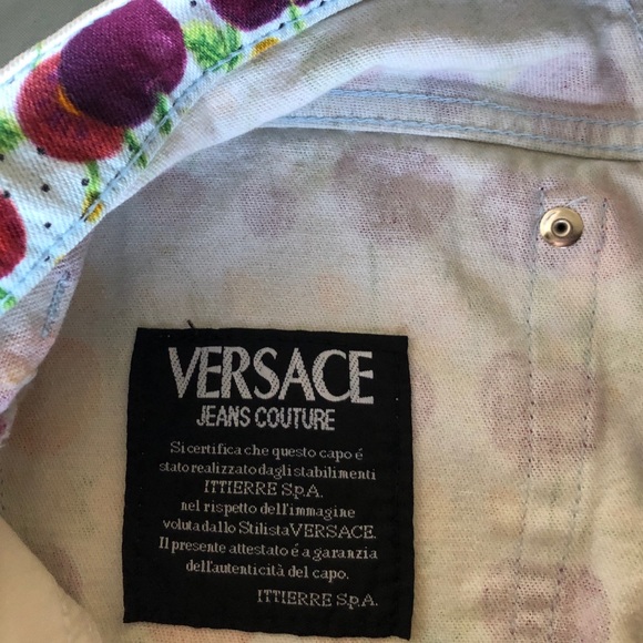 Vintage Versace Patterned Denim - Picture 6 of 8